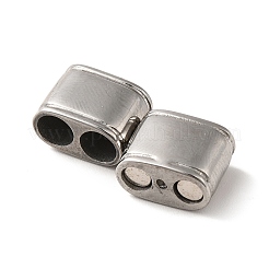 Fermoirs magnétiques en acier inoxydable 304 résistant au ternissement avec emembouts collées&nbsp;STAS-P325-02P