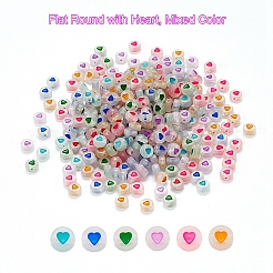 300 шт. Светящиеся акриловые бусины&nbsp;MACR-YW0001-38