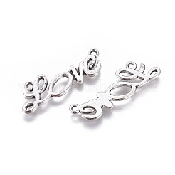 Conectores de enlaces de amor de estilo tibetano.&nbsp;TIBEP-20237-AS-R