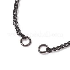 Изготовление браслета из витой цепи из нержавеющей стали 304&nbsp;AJEW-JB01514