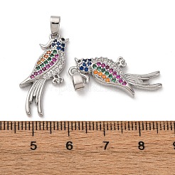 Ottone micro spianare pendenti zirconi&nbsp;KK-F903-04P