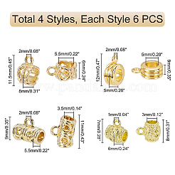 24 шт. 4 стильные латунные поручни&nbsp;KK-PH0003-83