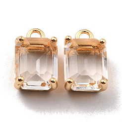 Подвески из латуни с покрытием из стеллажа&nbsp;KK-D070-04G