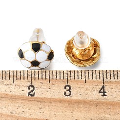 Pendientes de botón de acero inoxidable 304&nbsp;EJEW-Q028-02A-G