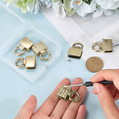 6 шт. пряжки для сумок из цинкового сплава&nbsp;FIND-GF0006-89D