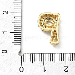 Pendentifs avec zircon cubiques à micro-pavés en laiton&nbsp;KK-A300-02G-P