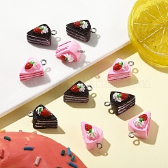 10 шт. 2 подвески из непрозрачной смолы&nbsp;RESI-YW0004-75