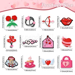 60 шт. 12 стиля кабошоны из ПВХ на тему Дня святого Валентина&nbsp;FIND-CJ0011-21
