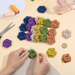 24 шт. 6 цвета хлопчатобумажные аксессуары для вязания вручную&nbsp;AJEW-MA0001-16