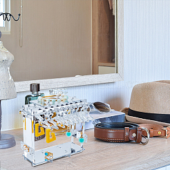 Непрозрачные акриловые подставки для серег&nbsp;EDIS-WH0035-19B