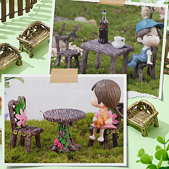 Adornos de sillones en miniatura de resina&nbsp;AJEW-SP0006-12
