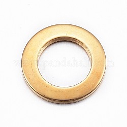 201 anelli di collegamento in acciaio inox, oro, 11x1mm