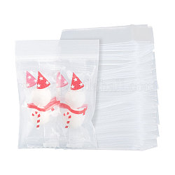 Сверхмощные пластиковые пакеты с замком на молнии, закрывающиеся сумки, прозрачные, 7x5 см, односторонняя толщина: 5.9 мил (0.15 мм), 300 шт / комплект
