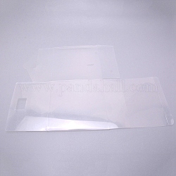 Прозрачная коробка из пвх, Подарочная коробка с конфетами, для свадебной вечеринки упаковочная коробка для детского душа, Sqaure, прозрачные, 15x15x15 см