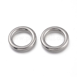 304 Edelstahl verbindet Ringe, runden Ring, Edelstahl Farbe, 20x3 mm, 14 mm Innen Durchmesser