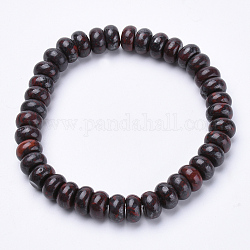 Bracelets extensibles en perles de pierres précieuses naturelles, abaque, 2-1/4 pouce ~ 2-1/4 pouces (56~58 mm)