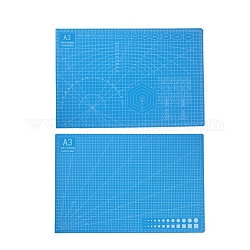 A3プラスチックカッティングマット  まな板  クラフトアート用  長方形  ディープスカイブルー  30x45cm