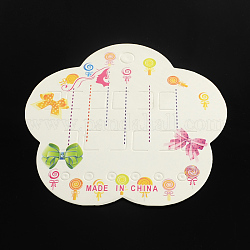 Blütenform Karton Display-Karten, Farbig, 95x0.5 mm