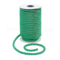 Benecreat hilo de nailon, para decorar el hogar, tapicería, amarre de cortina, cordón de honor, verde, 8mm, 20 m / rollo