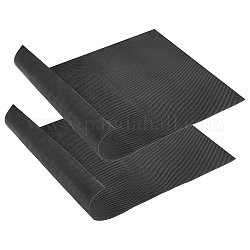 Superfindings 2 feuille de caoutchouc adhésif de protection antidérapant, pour accessoires de semelle, noir, 27x38x0.15 cm
