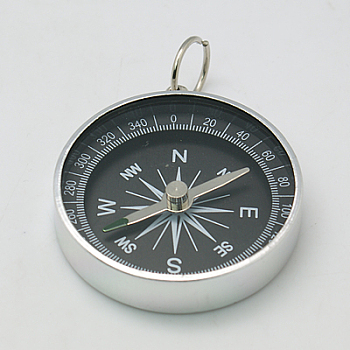 1PC Flat Round Shaped Stainless Steel Compass X-TOOL-C001-3