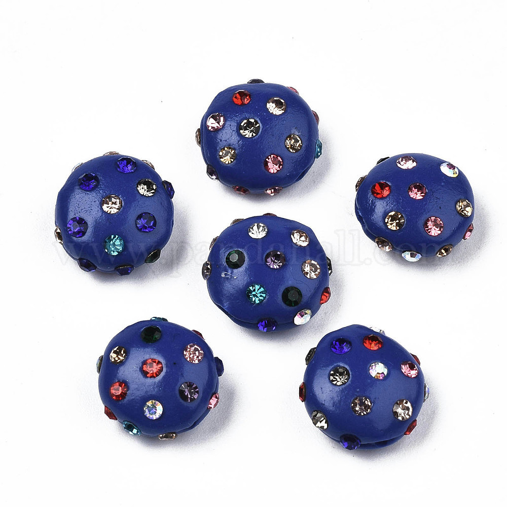 Wholesale Polymer Clay Rhinestone Beads - Pandahall.com