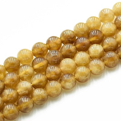 Природного кварца нитей бисера&nbsp;G-N355-6mm-62-1