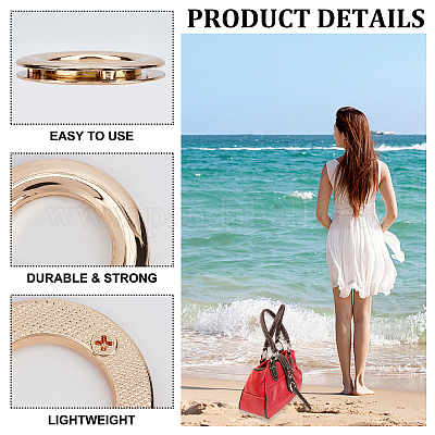 4 шт. люверсы из сплава для сумки&nbsp;FIND-GF0003-23LG-1