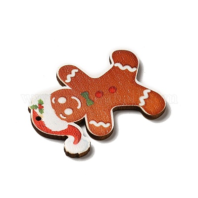 Деревянные подвески с односторонним принтом WOOD-H102-02F-1