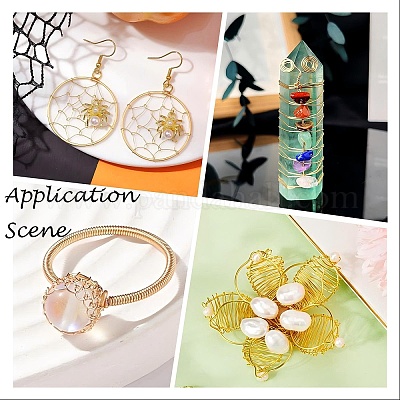 Круглая медная проволока для ювелирных изделий&nbsp;CWIR-Q006-0.4mm-KC-1