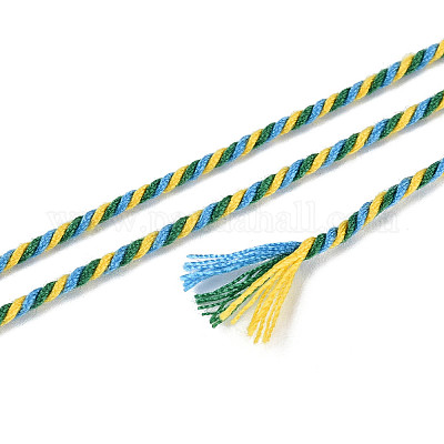 150 м двухслойных хлопковых витых шнуров&nbsp;OCOR-N010-01-23-1