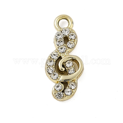 Pendenti strass in lega&nbsp;PALLOY-P308-02KCG-1
