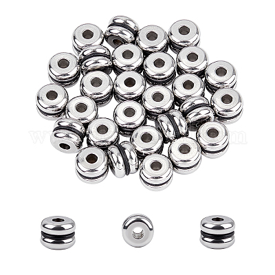 New 30pcs Silicone Rubber Rings Charm Stopper For Silver Bracelets