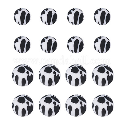 20шт 2 цвета силиконовые бусины&nbsp;SIL-TA0001-07A-1