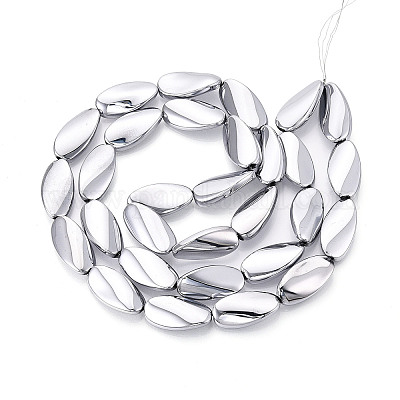 Стеклянные бусины с гальваническим покрытием &nbsp;EGLA-N055-02N-1