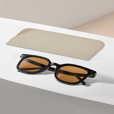 4шт. 4-цветный футляр для очков из искусственной кожи&nbsp;AJEW-LP0002-30C-1