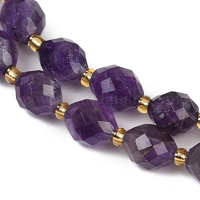 Natürlichen Amethyst Perlen Stränge&nbsp;G-N342-149G-1