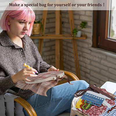 Набор для вышивки сумки через плечо своими руками&nbsp;DIY-WH0325-88-1