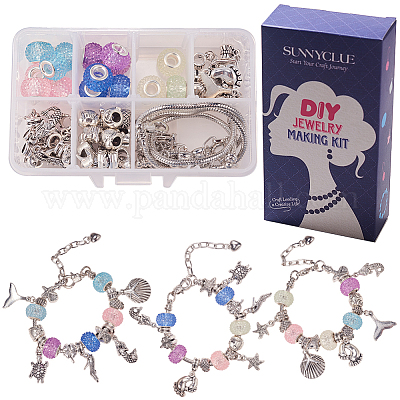Bracelet Making Party Jewellery Making Craft Kit for - Etsy
