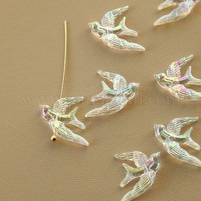 Акриловые бусины&nbsp;X-PW-WGE644D-01-1