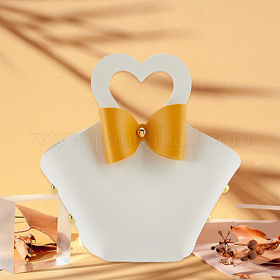 Наборы для самостоятельного изготовления кошелька в форме сердца из искусственной кожи&nbsp;PURS-WH20005-04B-1