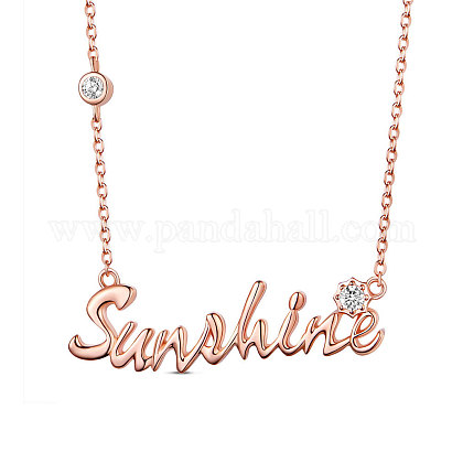 pandahall sterling pendant necklace silver