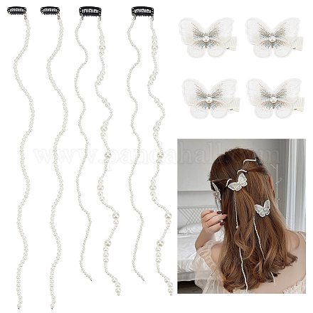 Arricraft 10pcs broches de hierro para el cabello OHAR-AR0001-07-1