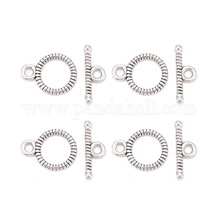 Tibetan Style Alloy Toggle Clasps X-LF0808Y-1