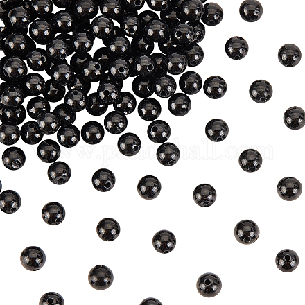 Olycraft natürliche schwarze Turmalin-Perlenstränge G-OC0003-55-1