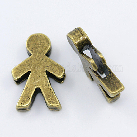 Alloy Slide Charms PALLOY-A19087-AB-FF-1