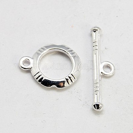 Tibetan Silver Color Plated Toggle Clasps K08Q8022-1