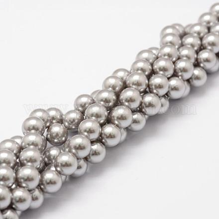 Chapelets de perles de coquille BSHE-L026-05-8mm-1