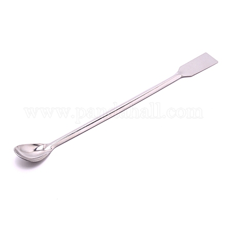 Micro spatule en acier inoxydable AJEW-WH0132-33-1