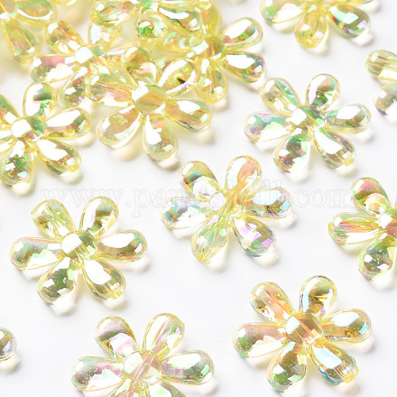 Perles en acrylique transparente TACR-S154-35C-915-1